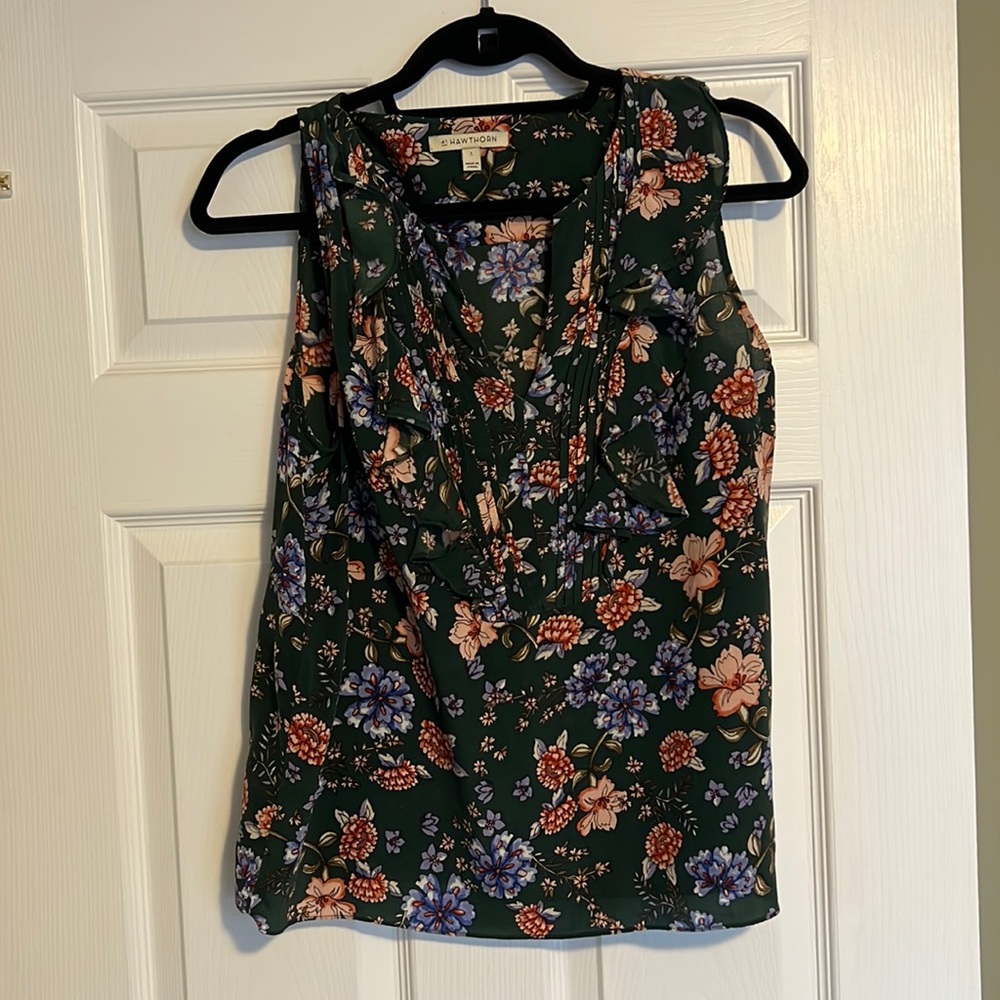 Floral blouse Hawthorne 41 size large